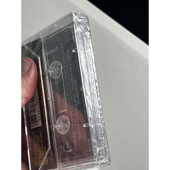 Megadeth Killing is My Business 1985 COMBAT MXT 8015 Cassette Tape New Sealed - Picture 5 of 6